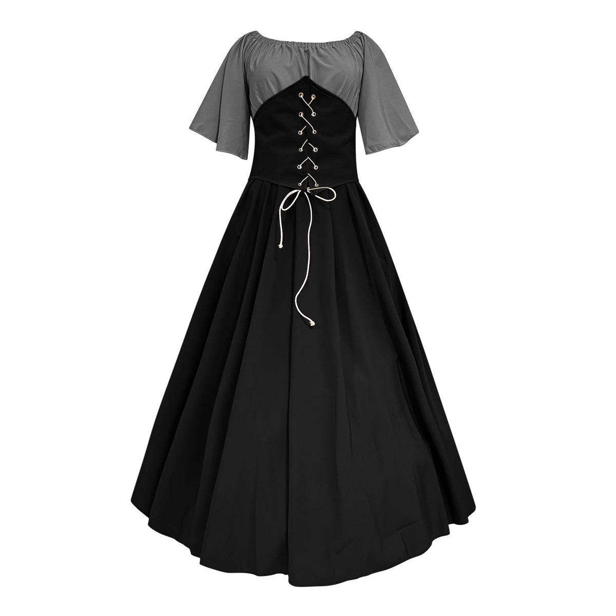Victorian Dress for Women 1800S,Womens Flare Sleeve Medieval Vintage Dresses with Corset Traditional Irish Dress