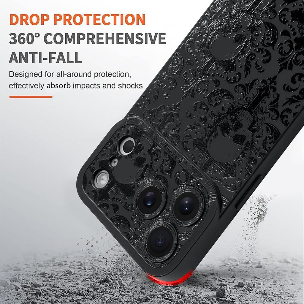 Goth Aesthetic Skull Cross Phone Case