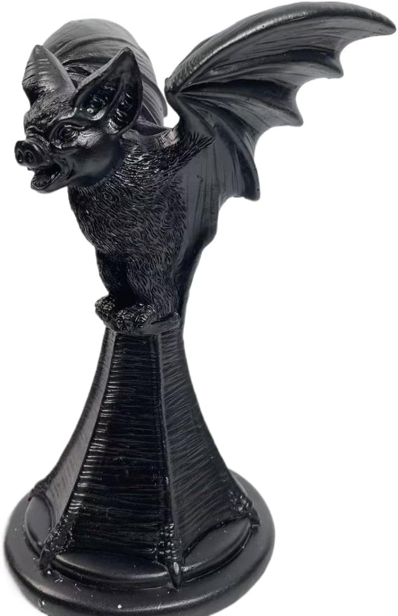Gothic Decor Bat Halloween Candle Holder