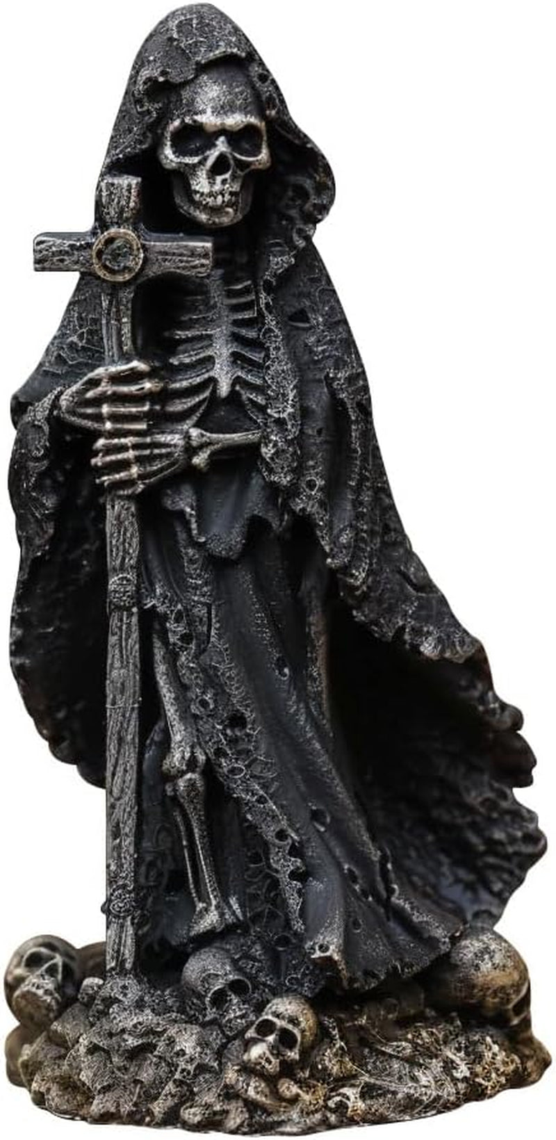 Halloween Skeleton Statue Gothic Decor Skull Resin