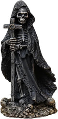Halloween Skeleton Statue Gothic Decor Skull Resin